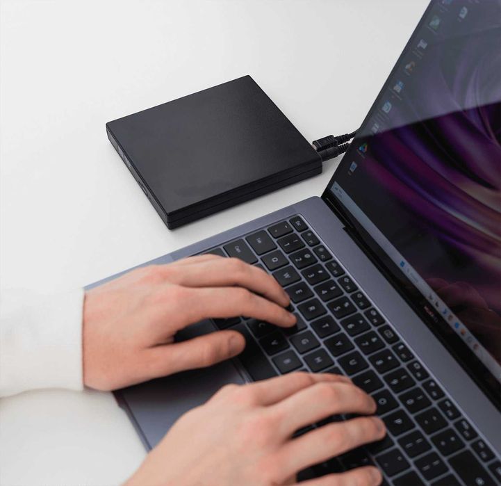 Reagle NAPĘD CD-R/DVD-ROM/RW SLIM zewnetrzny usb nagrywarka