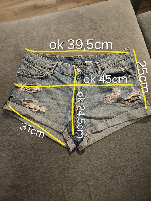 Jeansowe szorty Denim. Rozmiar 38. Stan bardzo dobry
