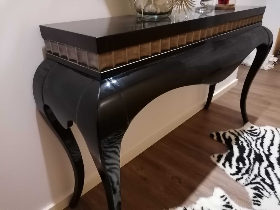 consola e espelho estilo vintage