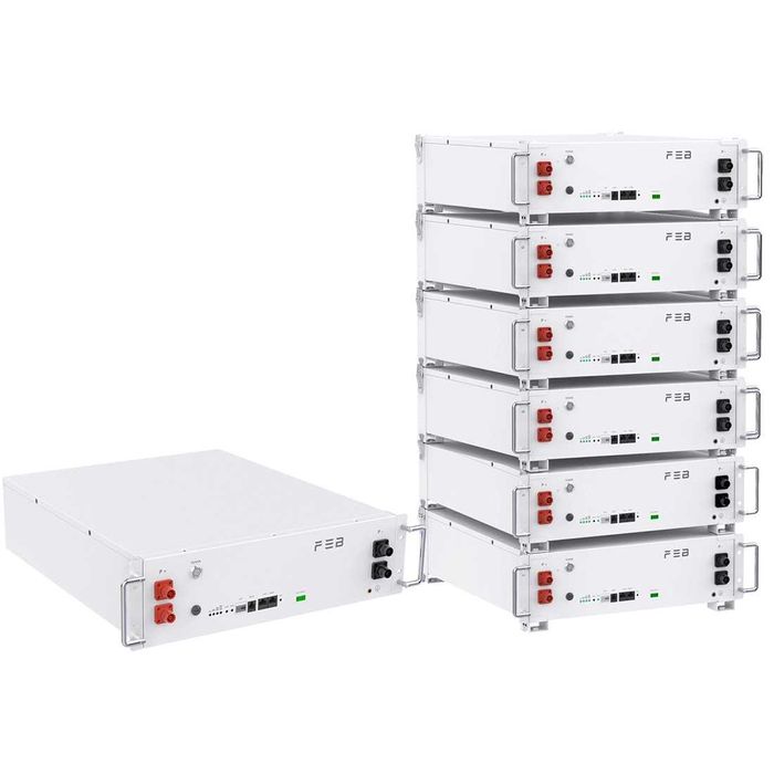 Акумулятор LiFePO4 FEB PowerX E5 48V 5.12 кВт·год для інвертора та ДБЖ