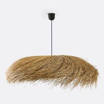 Candeeiro de Teto La Redoute Samaï Ø80 cm – Fibras Naturais