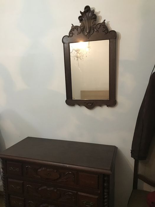 Mobilia quarto 38 anos comoda espelho guarda roupa