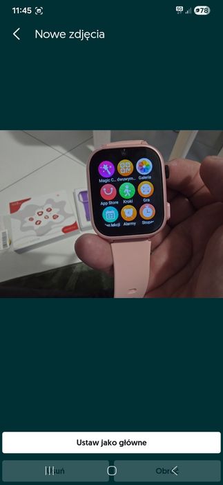 Smartwach Zegarek Bluetooth WiFi Gry Gips Youtube Telefon 4G LTE