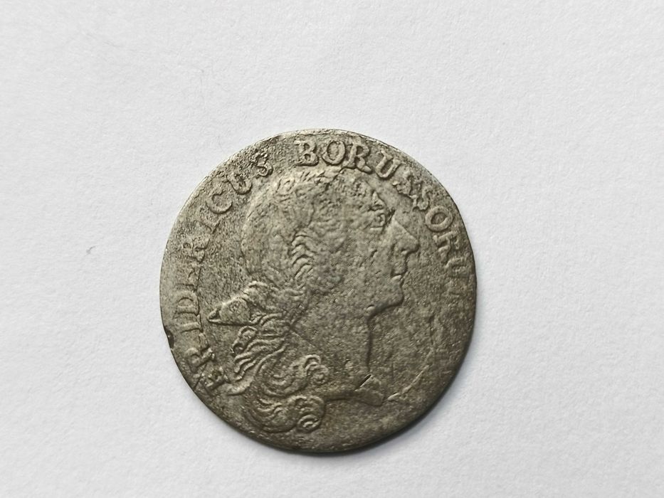 Talar 1/12 talara 1767 Prusy Fryderyk ll oryginał Srebro