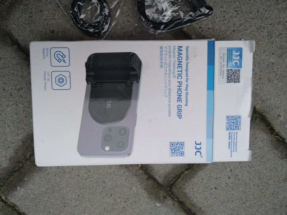 Grip dostawką do telefonu aparat iPhone Android pilot