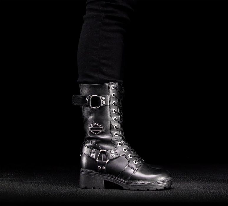 Harley-Davidson Women's EDA Leather Motorcycle Casual Boot