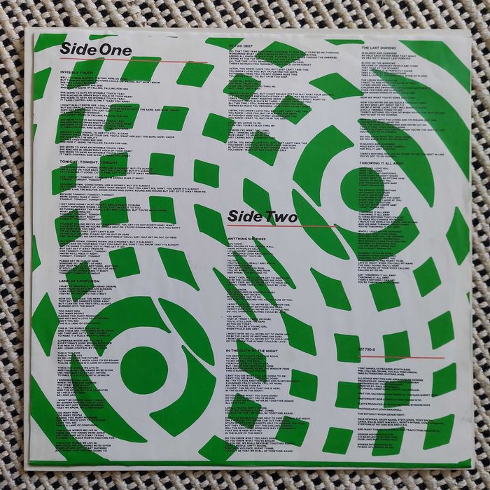 Disco vinil LP Genesis - Invisible Touch