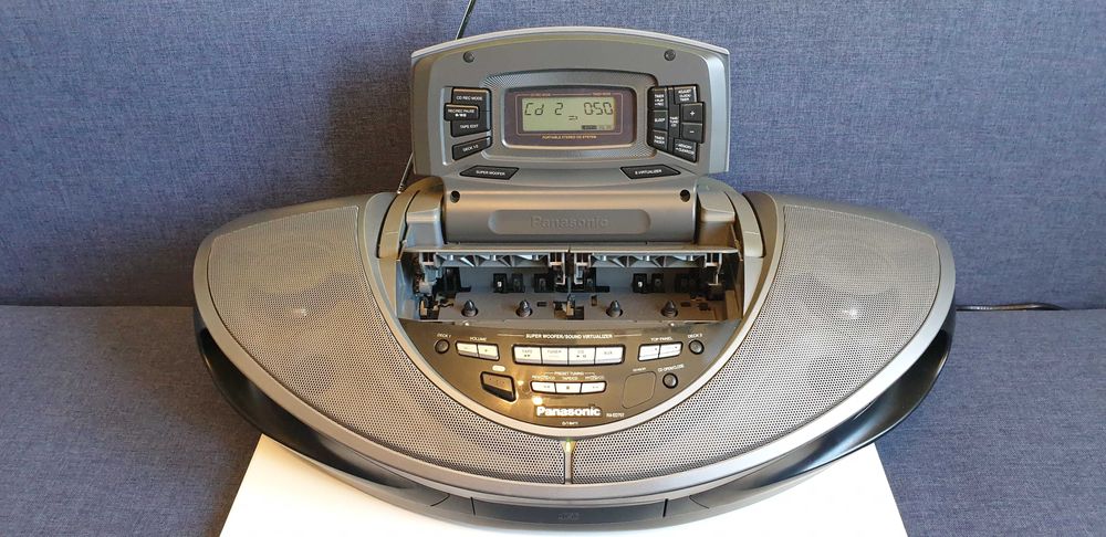 Panasonic RX-ED707, Cobra , Radio,CD,,Magnetofon , Retro , Legenda