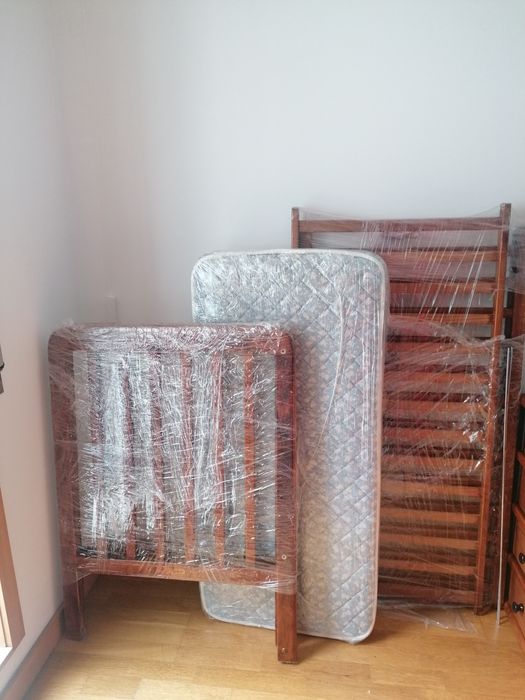 Berço completo em madeira