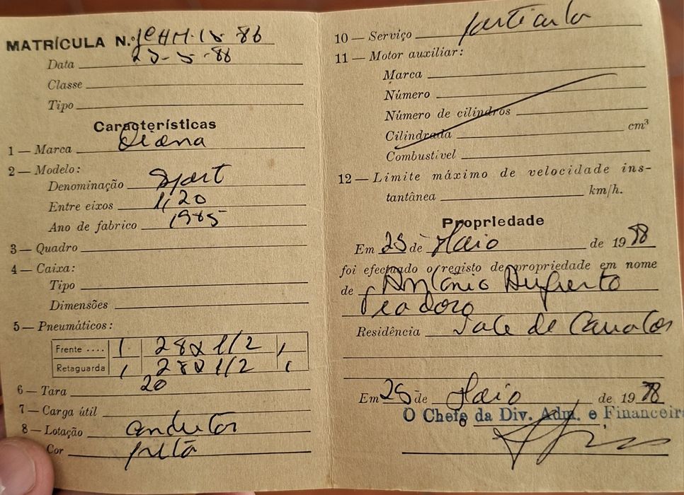 Bicicleta antiga Diana