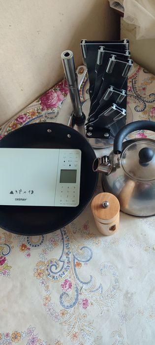 Кухонная посуда с нержавейки тарелки