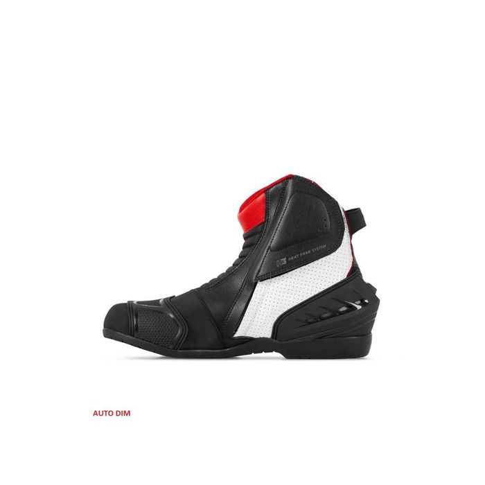 Krótkie buty motocyklowe SHIMA SX-6 BLACK/WHITE