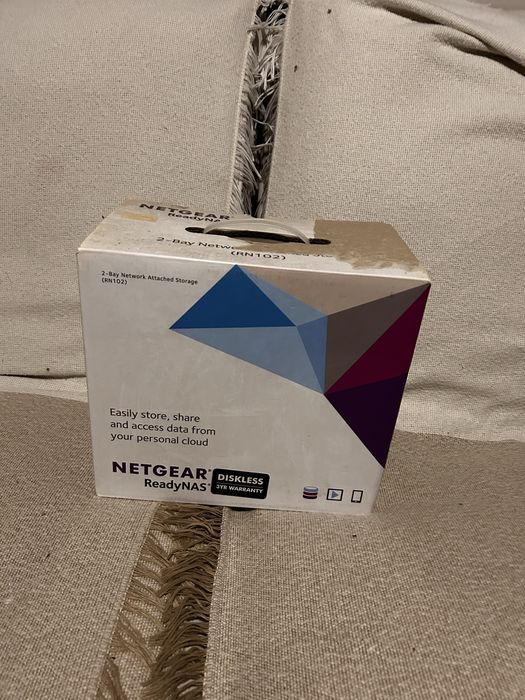 NETGEAR ReadyNAS RN102 – NOWY, nieużywany, serwer NAS 2-Ba