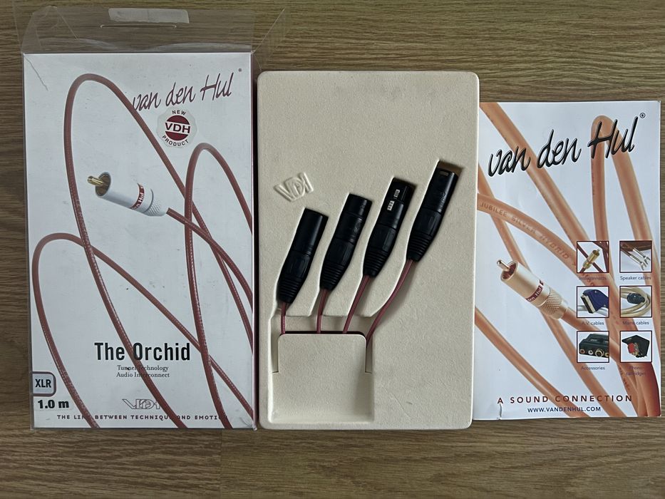 2x Van den Hul “The Orchid” rca-rca e xlr-xlr
