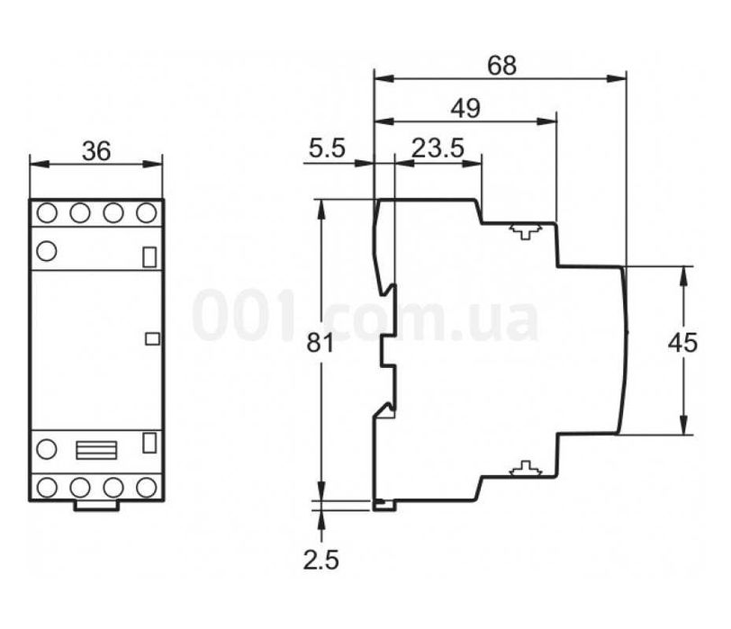 Контактор 2НВ+2НЗ 25A Schneider Electric (A9C20838)