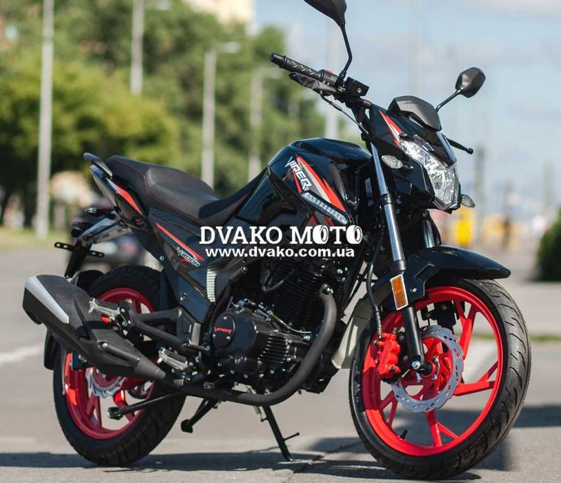 Новый Мотоцикл Viper ZS200A-3 Чёрный, Сервис(МОТОСАЛОН)!!