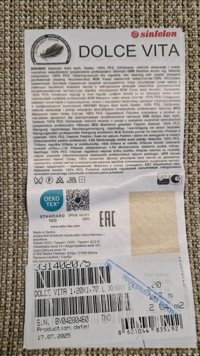 Dywan  nowy capucino