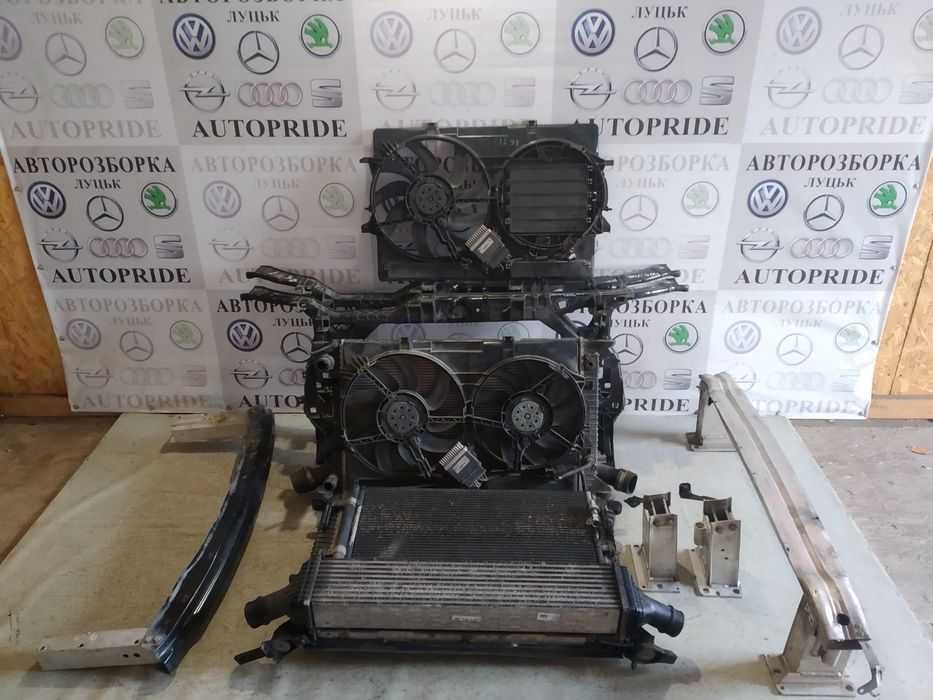 Усилитель бампера радиатор вентиляторы Audi A4 B8  Audi A5 комплект