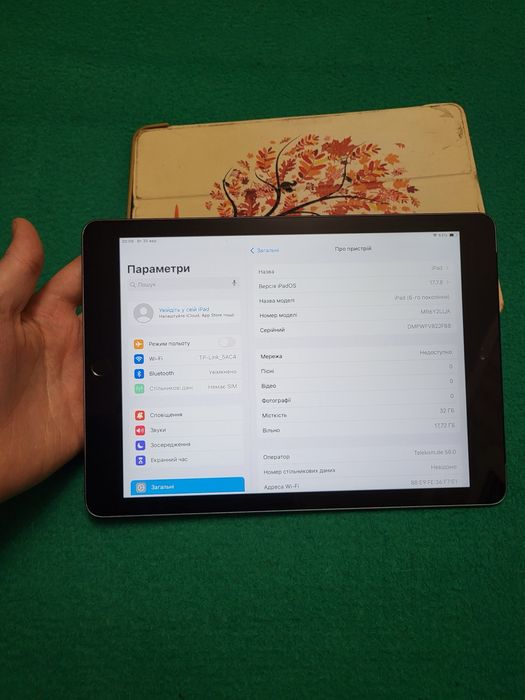 iPad 6 9.7” 32 ГБ wifi lte версія планшет apple