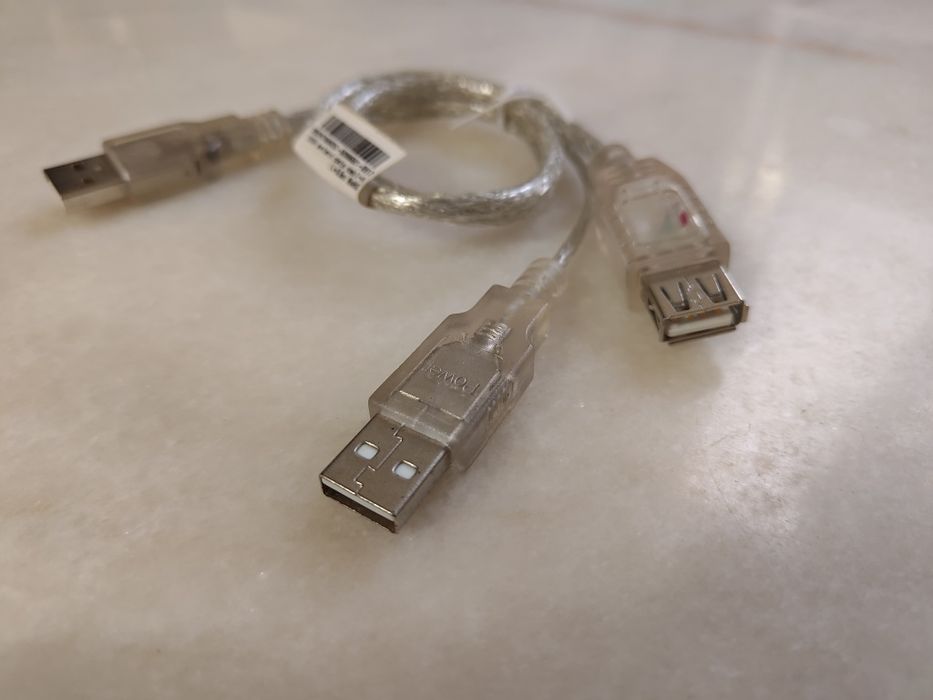 Cabo extensão USB 50cm