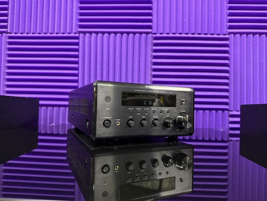 ‼️ Yamaha RX-E410 – Amplituner Stereo Hi-Fi z Tunerem FM/AM, Cyfrowym Dostrajaniem, Pamięcią Stacji i Dynamicznym Brzmieniem | Audio Room