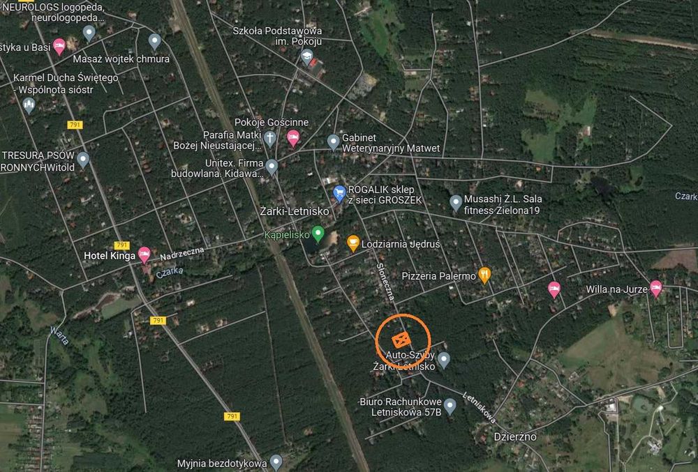 Działka budowlana Żarki Letnisko