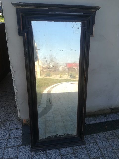 Stare 100 letnie lustro antyk do renowacji rama