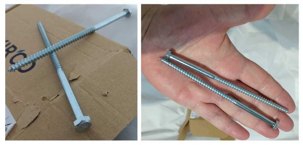 SKirco 70 parafusos sextavados M6 x 140 mm (274)