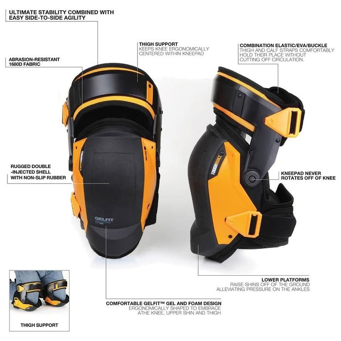 Toughbuilt TB-KP-G3 Fanatic-гелеві наколінники