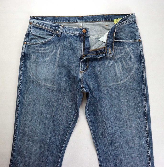 Wrangler Alaska spodnie jeansy W38 L34 100% bawełna pas 2 x 50 cm