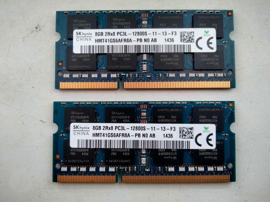 Оперативная память для ноутбука SoDIMM DDR3 (L) 8Gb. 4Gb. 2 Gb. 1 Gb.
