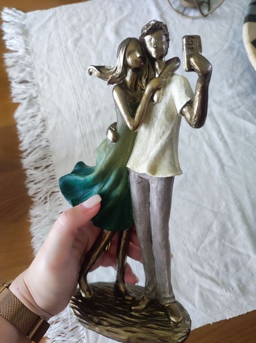 Estatueta de casal