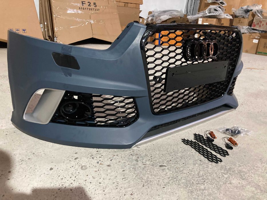 Передний бампер для Audi Q3 8U 2011-2014год.( стиль RS ) RSU