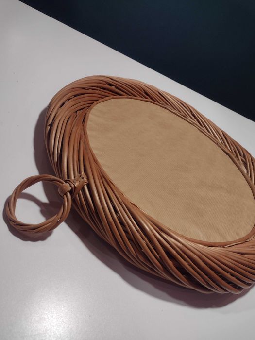 Lustro obramowka z wikliny