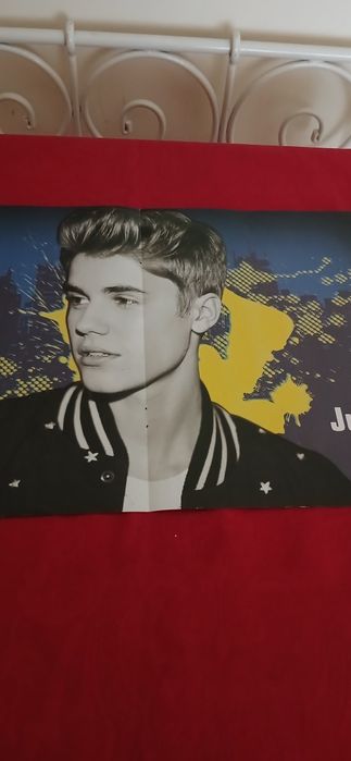 Poster Jennifer Lawrence/Justin Bieber