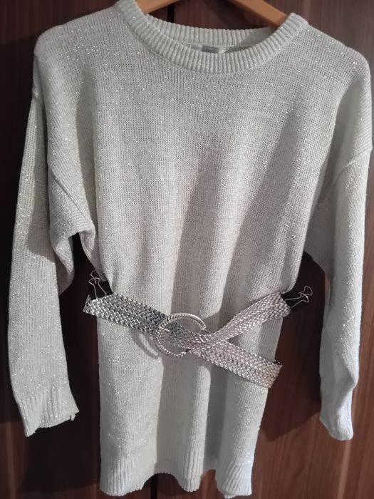SweterJamie Scott M oversize wiosna casual