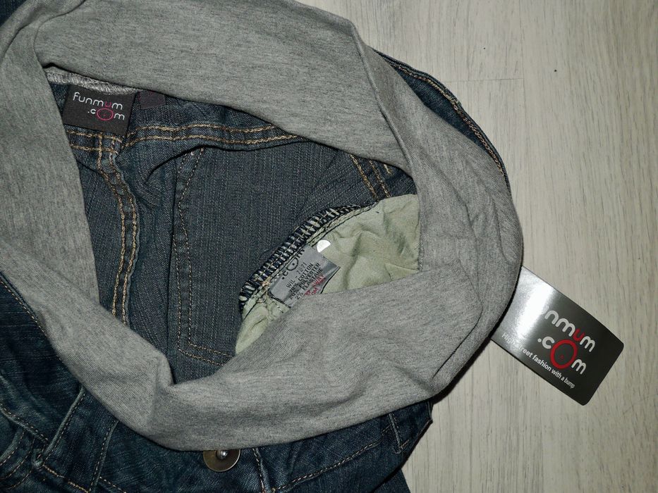 Nowe Spodnie dżinsowe ciążowe 42 Funmum