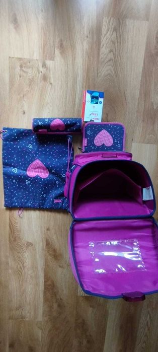 Tornister, piórnik duży i mały,worek- HERLITZ LOOP