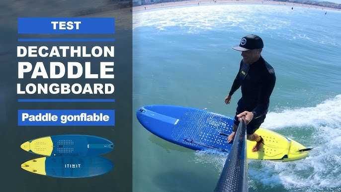 Longboard surf 500 10' Itiwit Decathlon (3 quilhas) + Pagaia