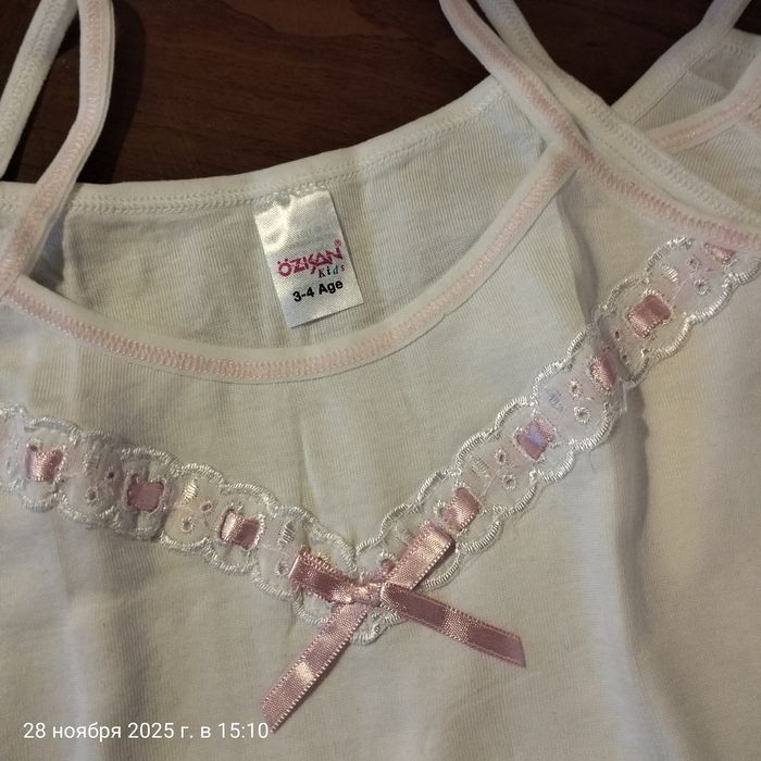 Майки для девочки 3-4
