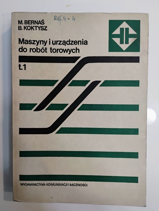 Stara książka Maszyny i urządzenia do robót torowych PKP PRL