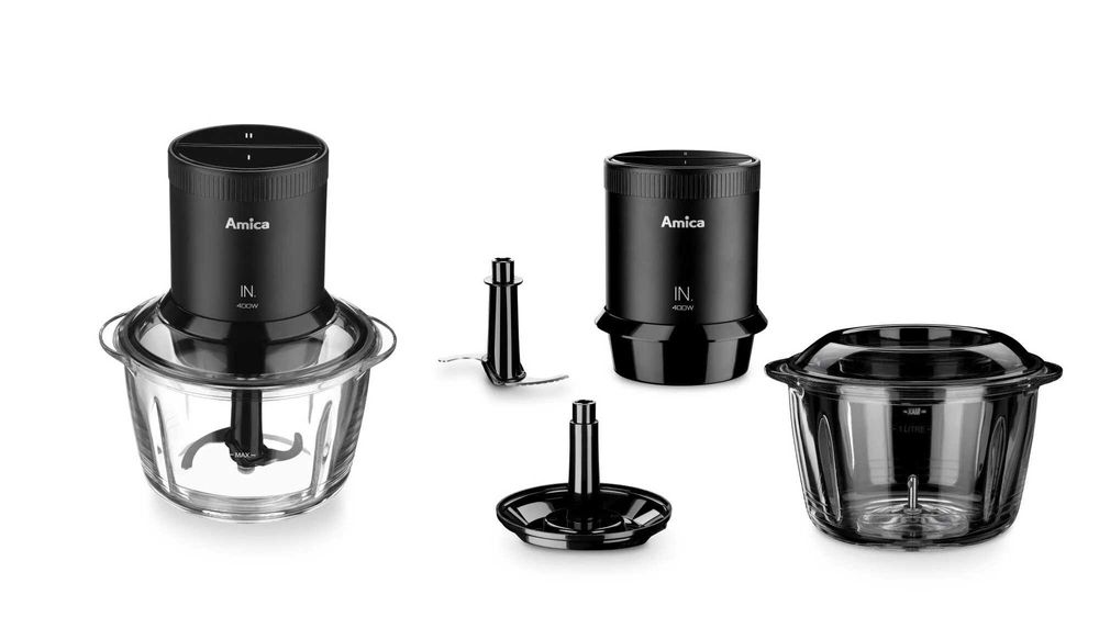 Blender Kielichowy Amica Rozdrabniacz Szatkownica Mikser Robot Siekacz