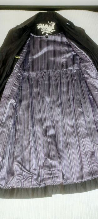 Gabardina azul escuro