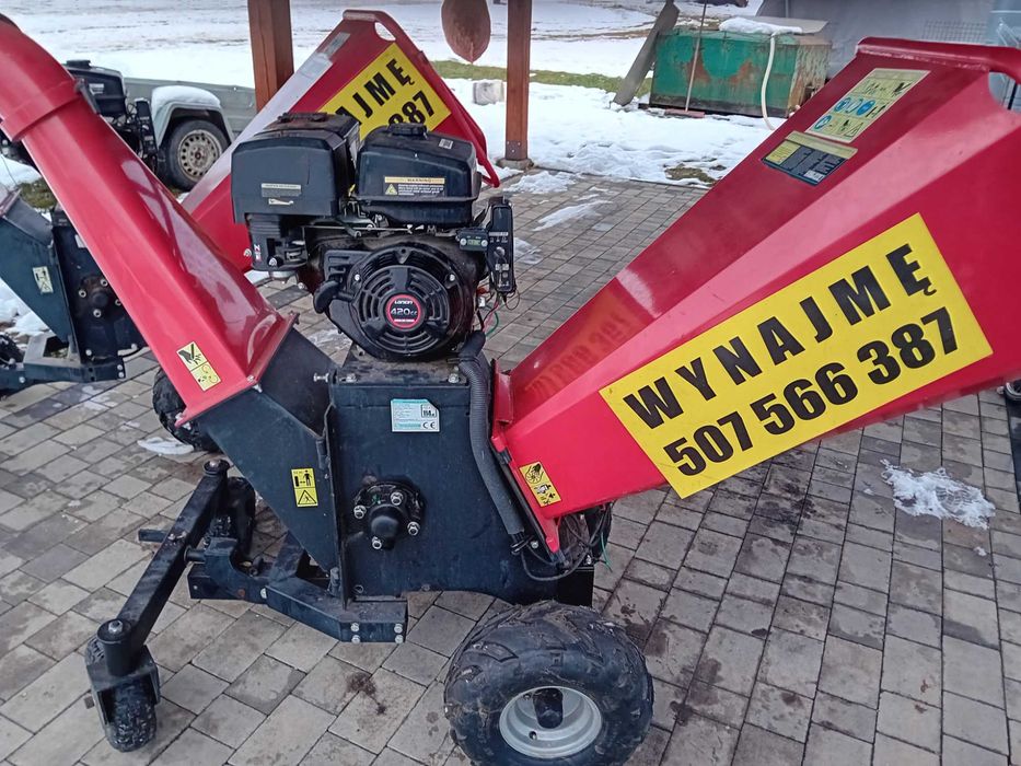 Wynajem rębaka spalinowego Cedrus rb04 mocny