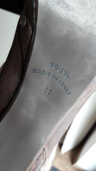 Piękne skórzane buty kozaki Venezia r.41 jak nowe!