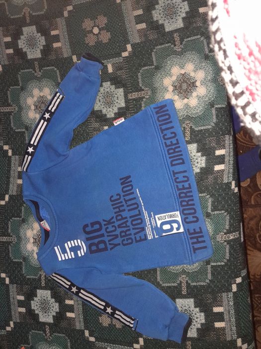 Синій светрик на флісі