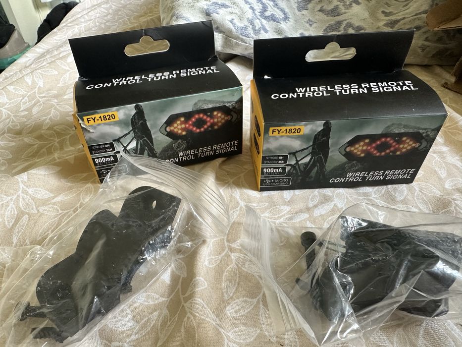 Sinalizador de direcao para bike