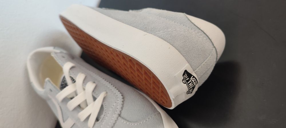 Vans sapatilhas azul bebé novas