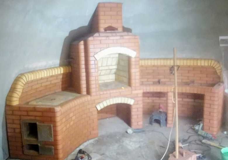 Кладка мангал. барбекю камин груба беседка баня забор