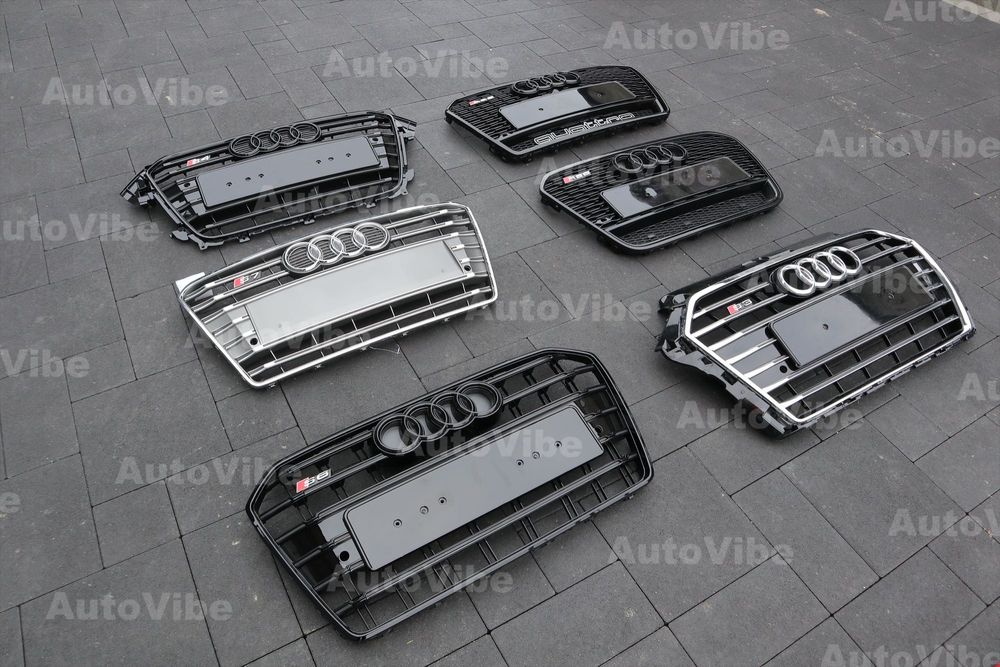 Решітка решотка радиатора ауди ауді audi a1a3a4a5a6a7a8q5q3q7s6rs4sq5
